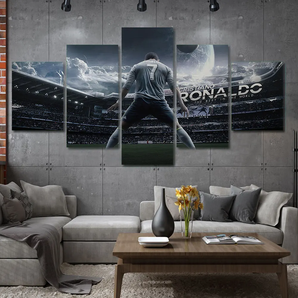 Portugal Super Football Star Poster Prints Soccer Motivational Quotes Canvas Painting Sport Wall Art Picture Living Room Decor