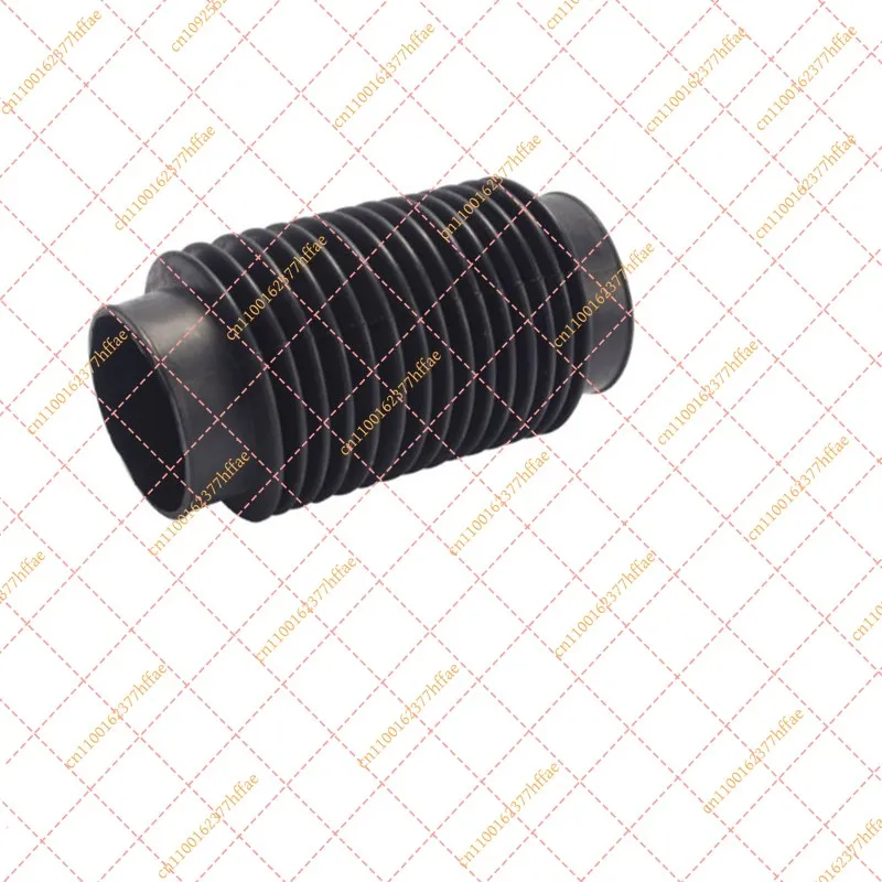 Black Flexible Corrugated Rubber Bellow, 30mm-80mm ID Machinery Protective Sleeve