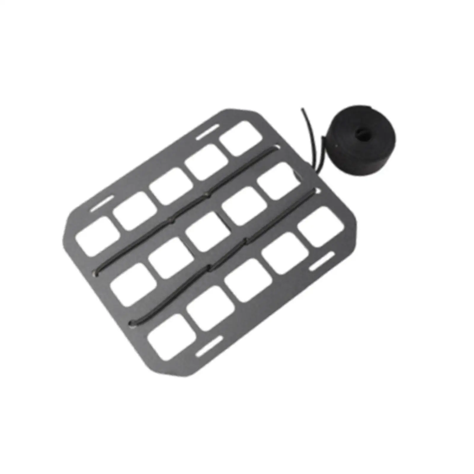 Modular Seat Back Organizer Versatile Rigid Molle Panel with Straps for Interior Car Decor Accessories