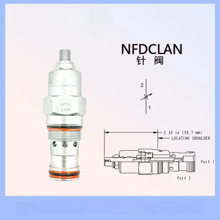 Needle Valve NFDCLAN Flow Control Valve NF * * Series