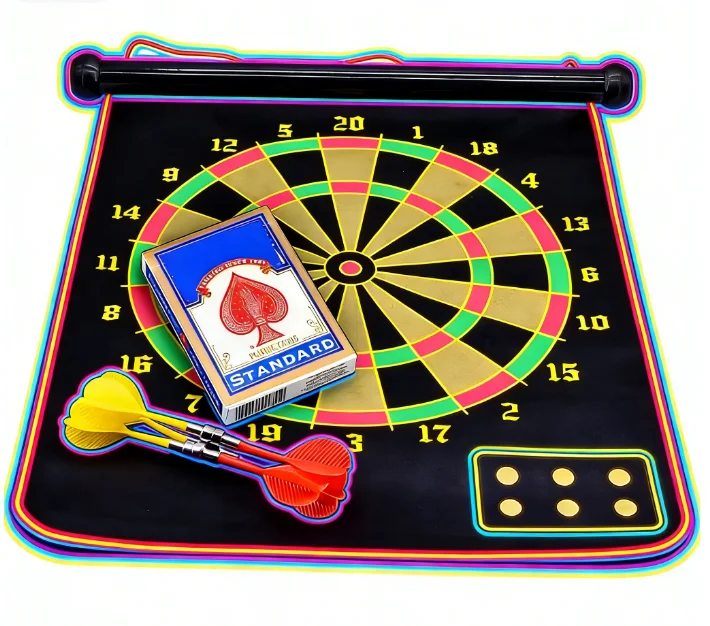 Magnetic Dart Board (Dart Game) Darts Prediction Stage Magic Tricks Chose The Selected Card Magie Illusion Gimmick Props Comedy