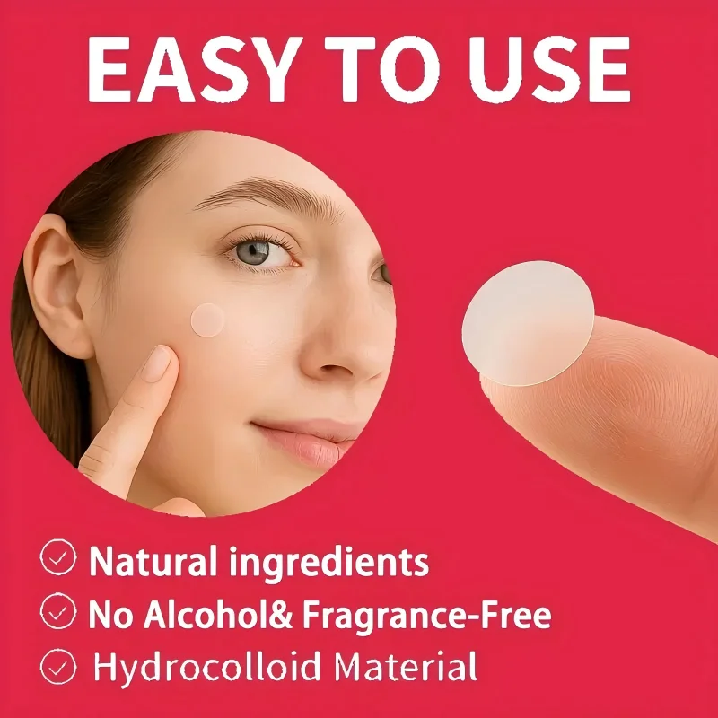 1200 pieces/set of hydrogel patches for acne coverage, suitable for both men and women, suitable for all skin types