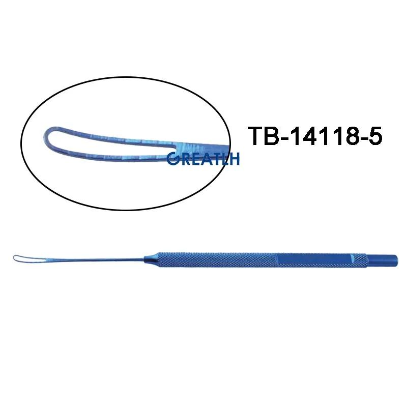 1pcs Eye Lens Loop Ophthalmic Loops Ophthalmic Surgical Tool Titanium Alloy