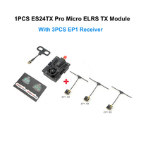 Happymodel ES24TX Pro Micro TX ELRS 2.4G Module 1000mW With Cooling Fan EP1 EP2 RX For OpenTX Radio Transmitter RC FPV Drone