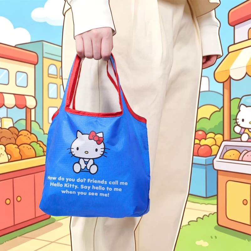 

Portable Cute Hello Kittys Lunch Pack Fold Cup Set Girl Multifunctional Lunch Box Bag Bags for Woman Kawaii Cartoon