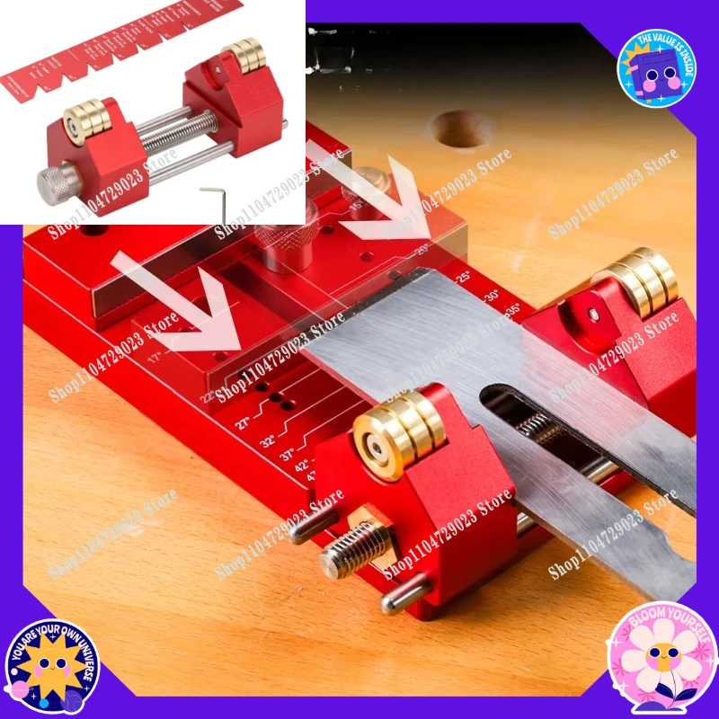 Factory Direct Woodworking Flat Chisel Sharpener Rail Honing System Chisel Sharpener Kit