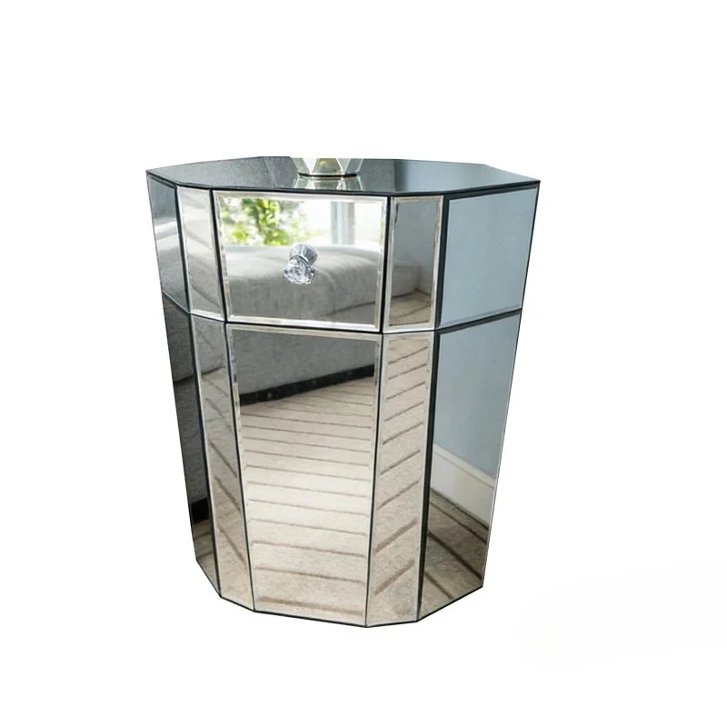 Mirror Small Apartment Home Modern Simple Sofa Side Internet Celebrity Corner Bedside Table 3160