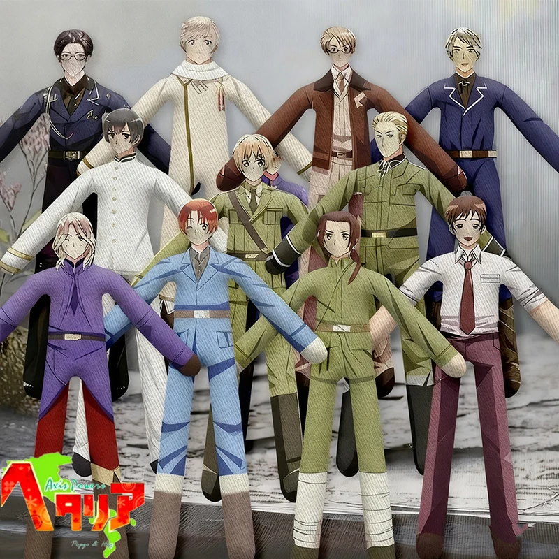 

Hetalia World Stars Anime Alfred Jones Francis Bonnefoy Cosplay Abstract Slender Twistable Shape Cotton Doll Room Decoration