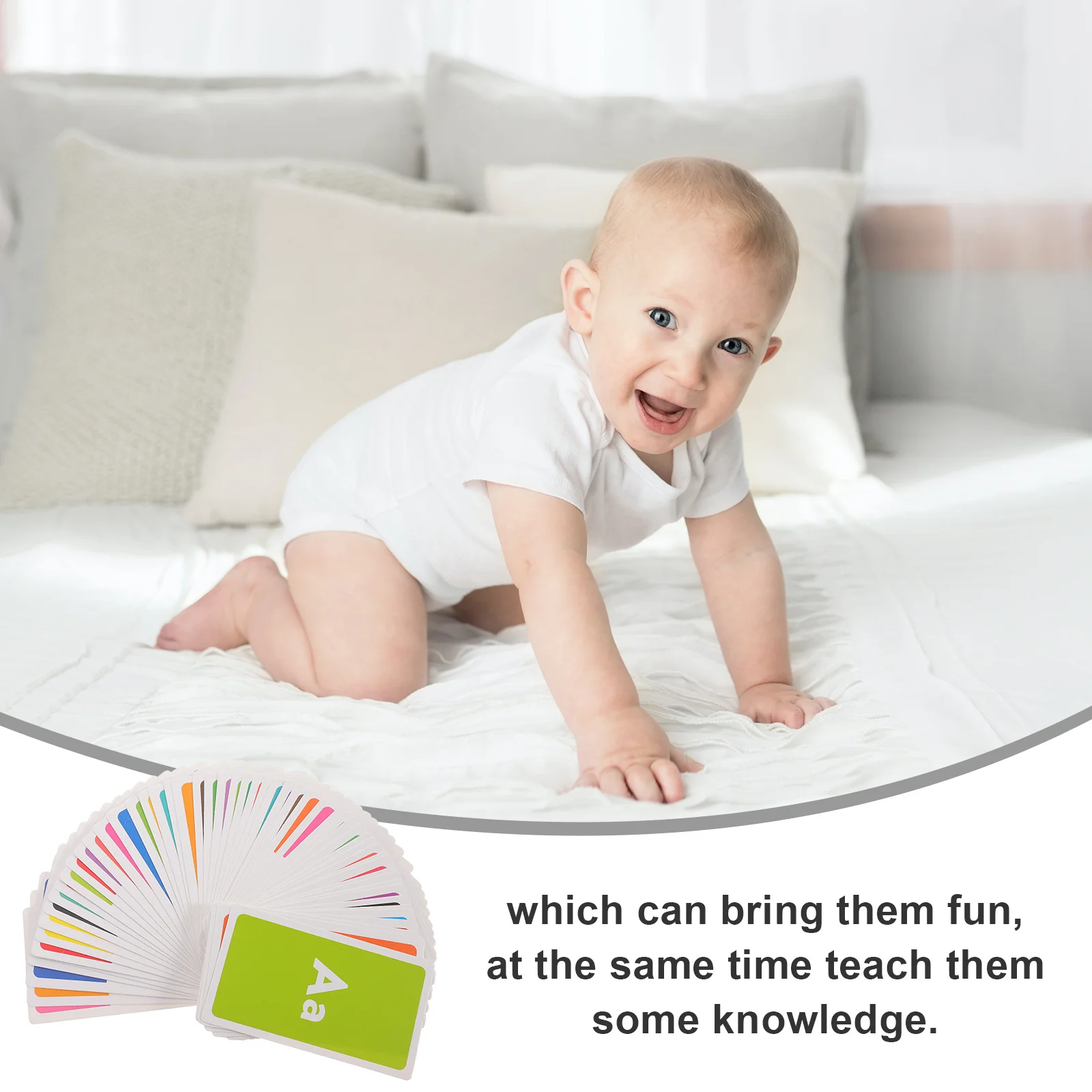 58 Stück pädagogische Flash-Karten für Kinder, frühes Lernen, Erkennungskarten, Zahlen, Buchstabenform, Farbe, kognitive Fähigkeiten, Spiele