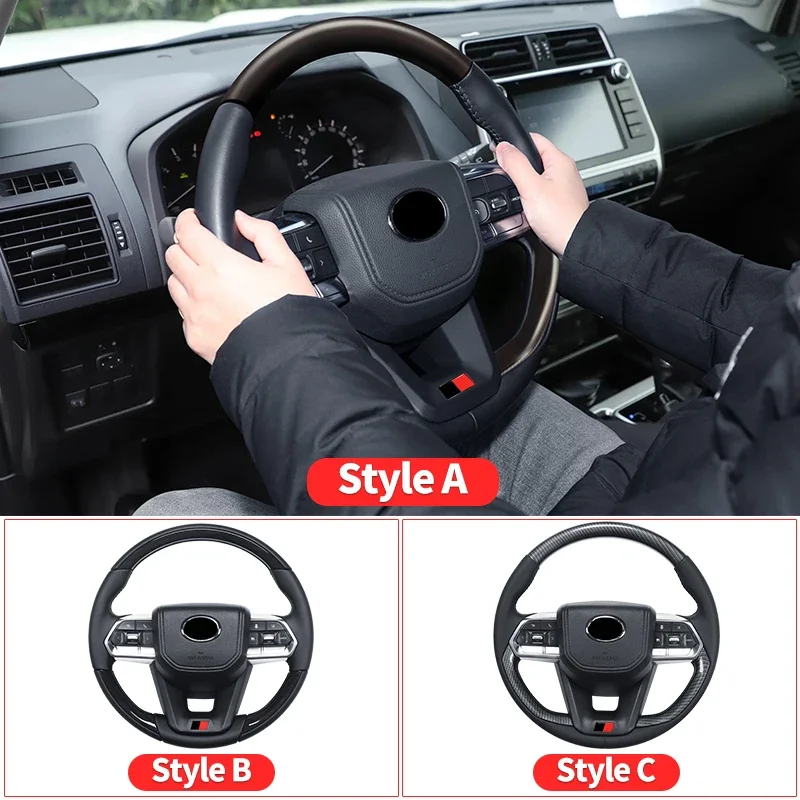 For Toyota Land Cruiser Prado 150 LC150 2010-2023 Upgrade LC300 Steering Wheel Assembly Fj150 Interior Modification Accessories