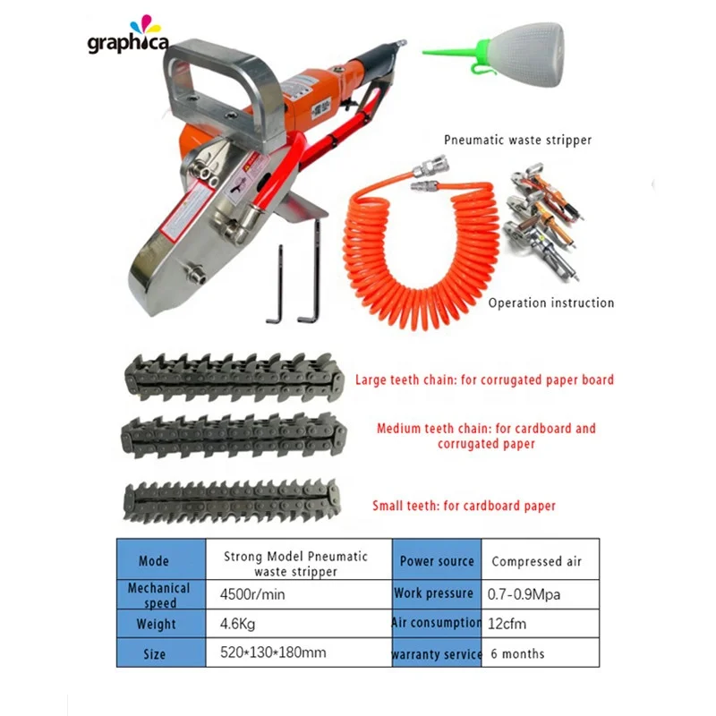 2024  Handle Strong Model Paper Pneumatic Paperboard Waste Stripper  High Quality and Best-selling Products