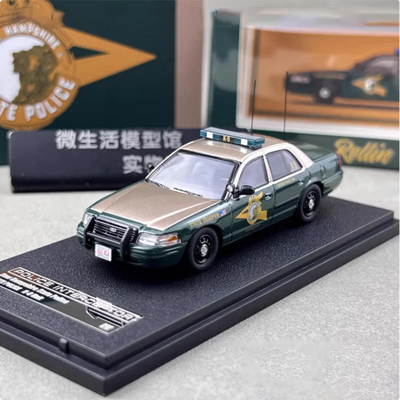 

1:64 Scale CV Victoria Police K-9 Vehicle Simulation Alloy Car Model Static Display Collectible Toy Gift Souvenir