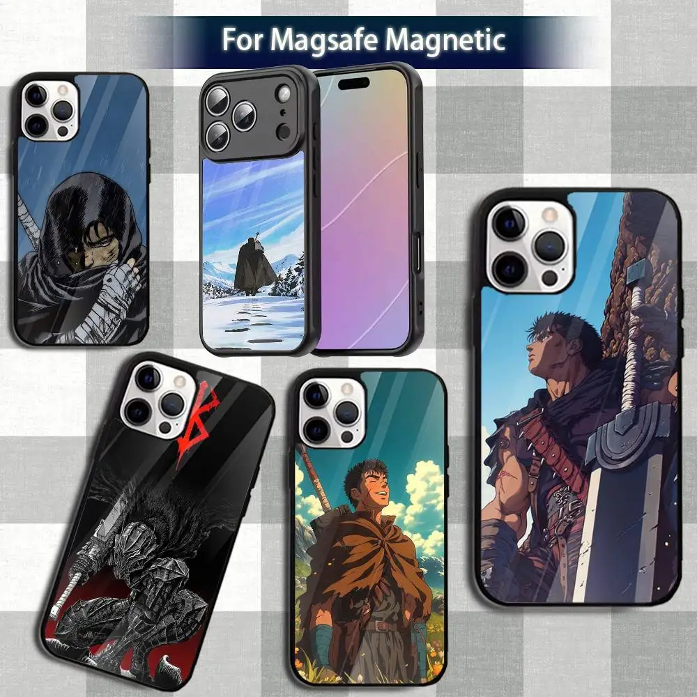 

B-Berserk cool lockscreens Phone Case For iPhone 13,12,15,17,11,16,14,Pro,Max,Plus,Mini,Magsafe,Magnetic Wireless Charging Case