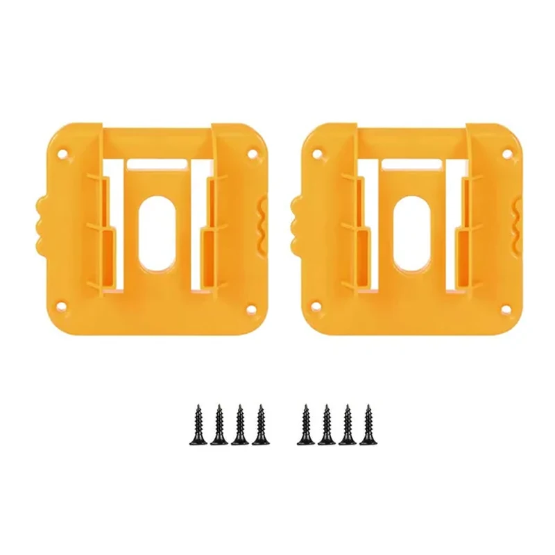 2/5/10PCS Battery Holder Storage Rack for Dewalt 18V 20V Li-ion Battery, Wall Mount Battery Dock for DCB203 DCB205