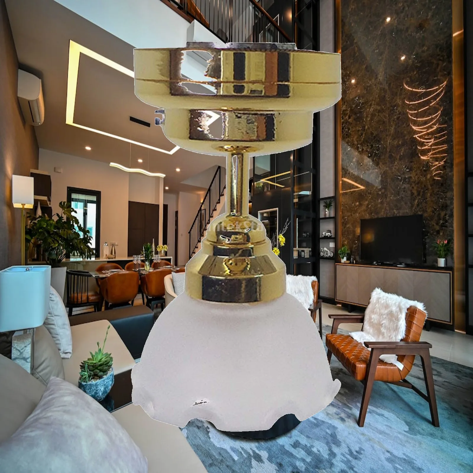 1:12 Scale Dollhouse Ceiling Lamp, Simulation DIY Scene Model, Miniature Ceiling