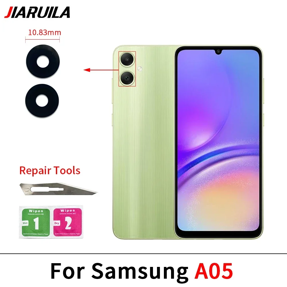 NEW Rear Back Camera glass Cover Lens With Glue Adhesive For Samsung A03 A05 A05S A13 A14 4G A15 A25 A35 A52 A55 5G