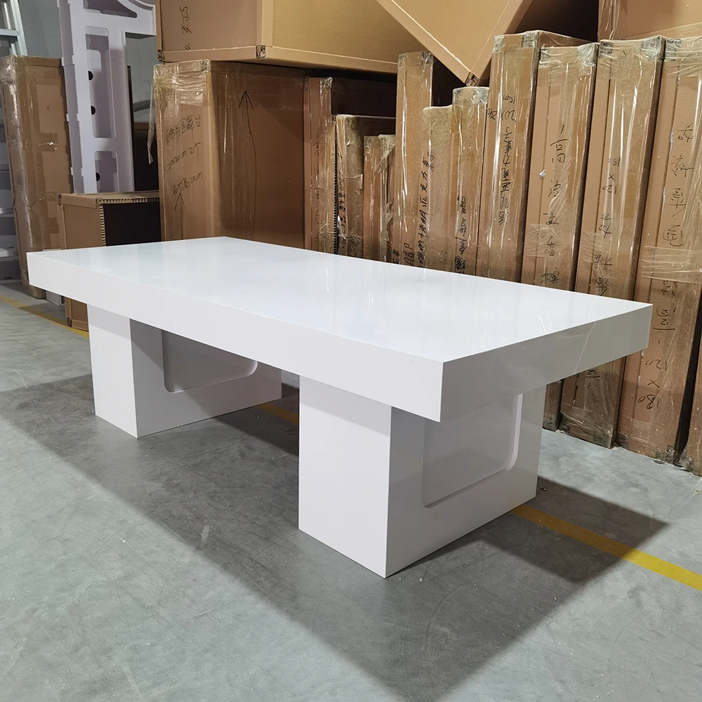 Popular Acrylic Rectangle Kids' Tables Outdoor Tables With Legs For Wedding Evetns Decoration