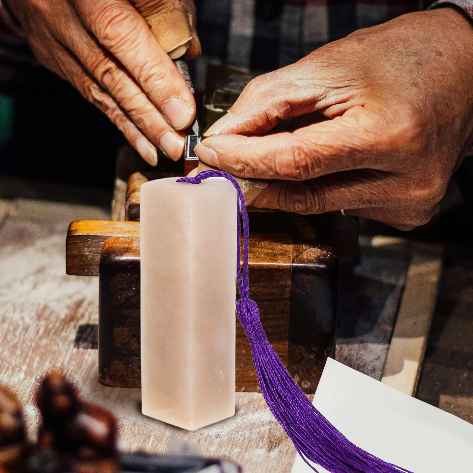 المبتدئين ختم الحجر فارغة النقش الحجر الفني الصيني ختم الختم للخط اللوحة النقش التقليدي #3