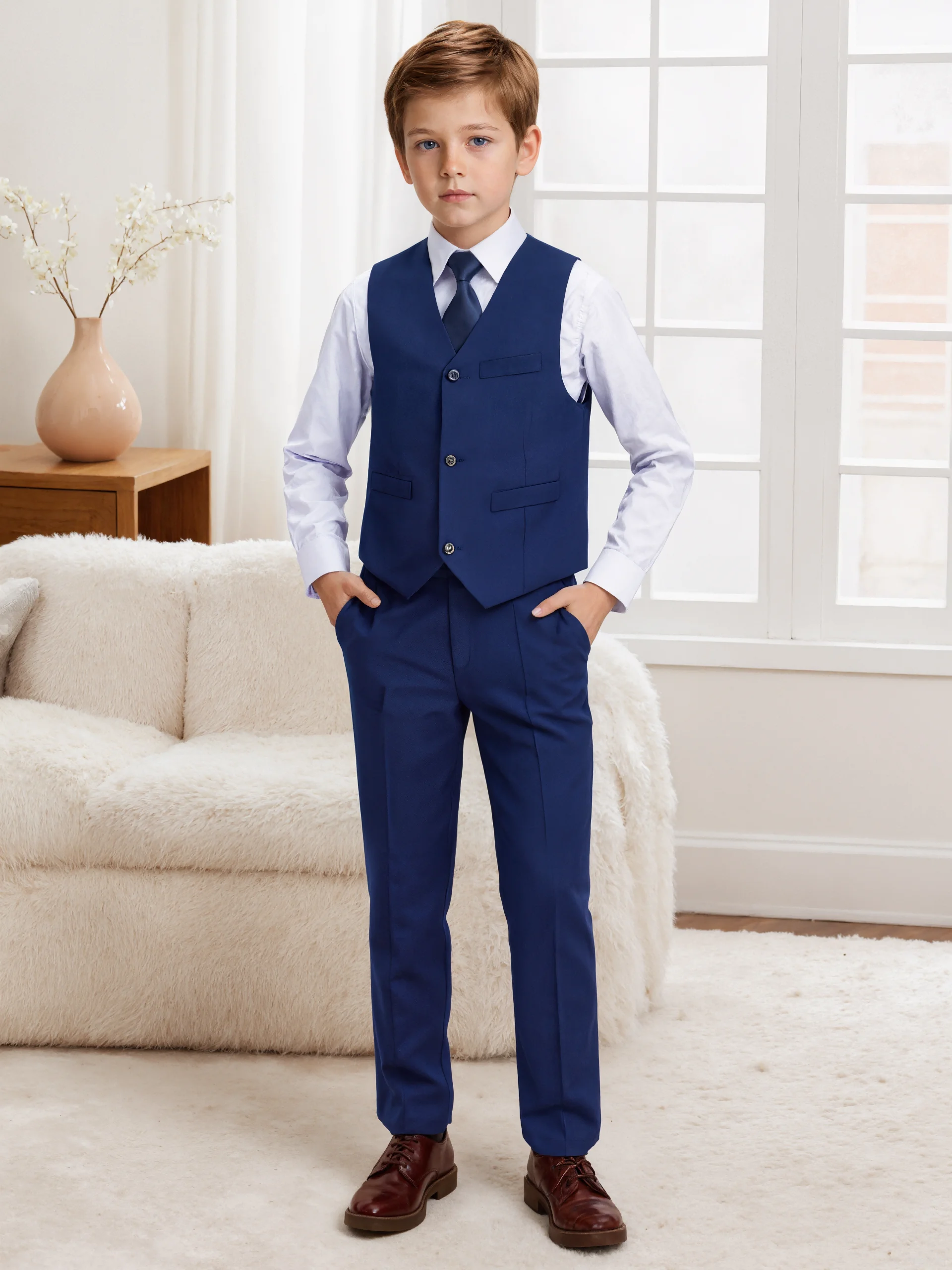 boys'-2-piece-suit-set-with-vest-and-formal-trousers-wedding-formal-attire-children's-and-teenage-clothing-suit-sizes-4-16y