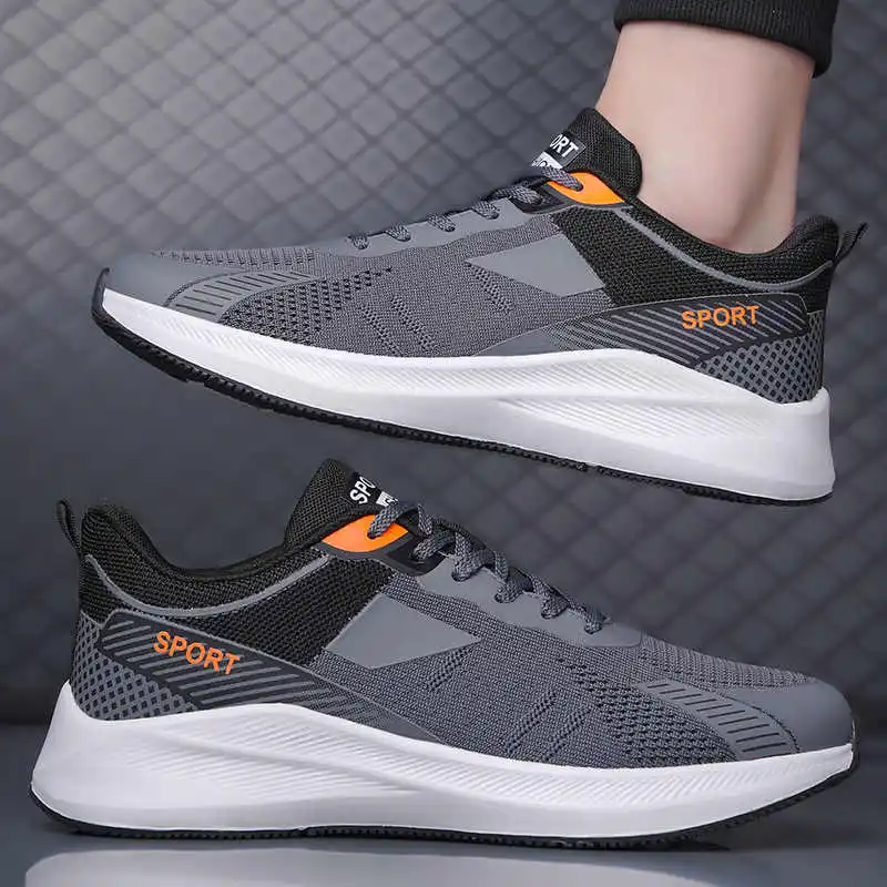 المظهر الوحيد المطاط يزيد من الأحذية المنسوجة في الهواء الطلق للرجال الأخفاف الفاخرة مصمم أحذية رياضية الرجال المتسكعون Tenids #3