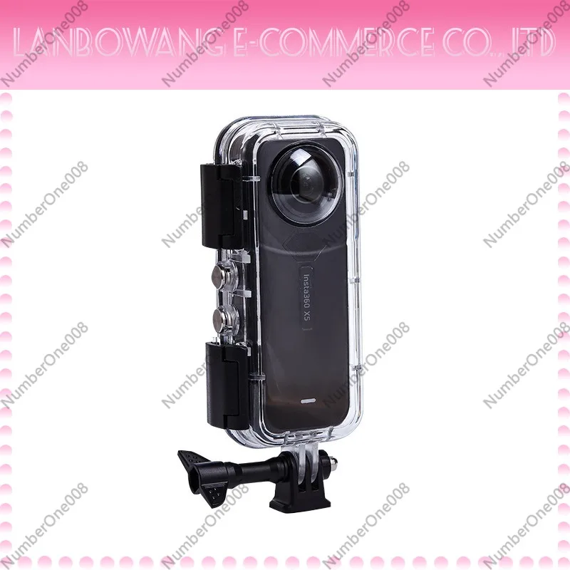 60M Waterproof Housing Case for Insta360 X5 Invisible Glass Lens Underwater Diving Protective Cover Accessory