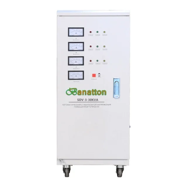 Industrial Svc 20kva 30kva 3 Phase Servo Power Voltage Regulator Stabilizers