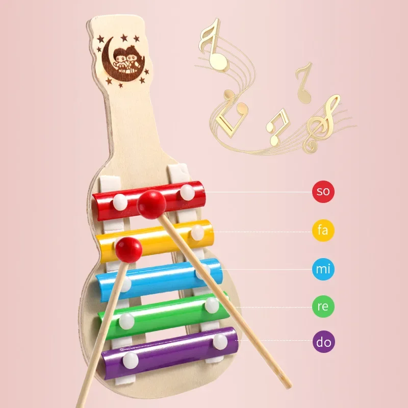 Jouets Xylophone en Bois Montessori pour Bébé et Enfant de 1, 2 et 3 Ans, Musique, ApprentiCumbria PrésвPrécoce, 5 prédire