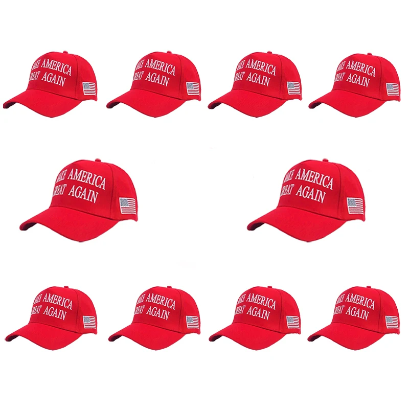 Trump 2024 Patriotic Baseball Caps, Adjustable Sun Protection, Breathable Mesh, Streetwear, Fishing Hat, Golf Cap, 10Pcs