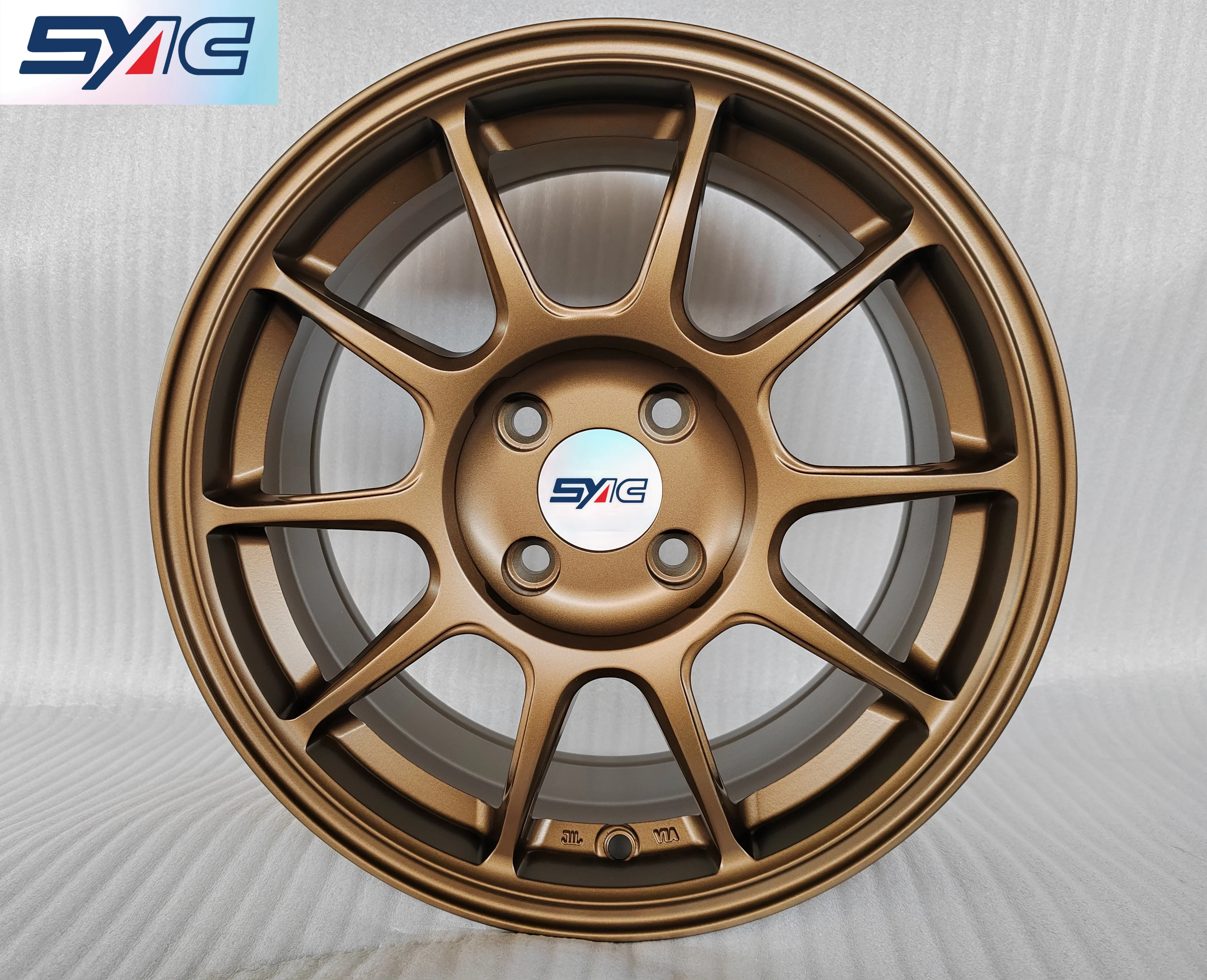 TyreFactory Price 15/16 Inch Car Rims Multi Spoke Aluminum Alloy Wheels PCD4x100/4x114.3 Matte Bronze With Milling Casting RimsF