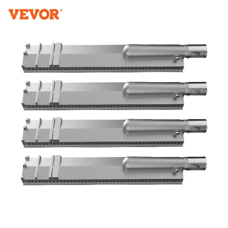 VEVOR Grill Burners Stainless Steel Pipe Tube Replacement Burner BBQ Grill Parts with 1.25