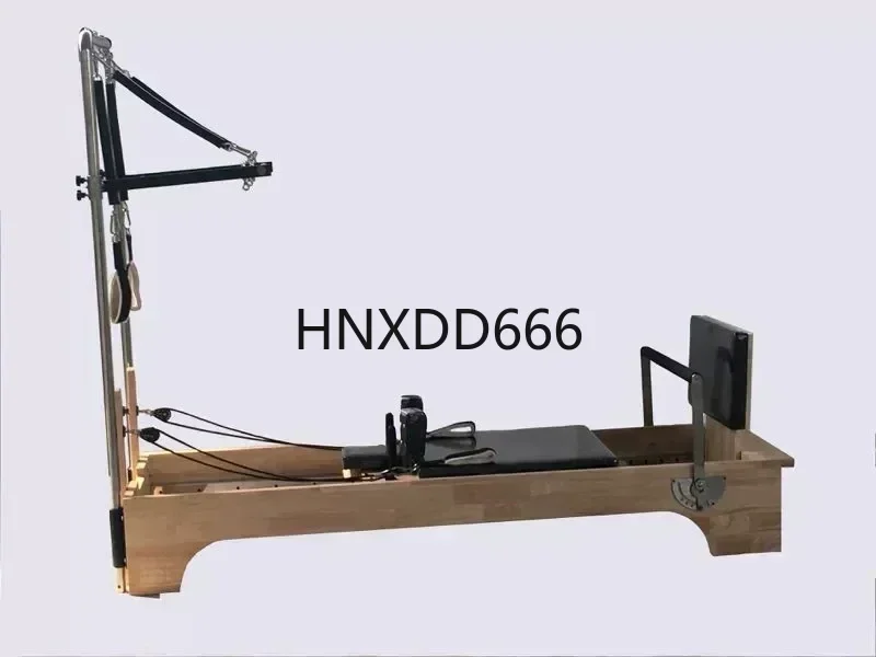 بيلاتيس معدات كبيرة سرير مرتفع خشب متين سرير مسطح كرسي مستقر يحمل برميل الصالة الرياضية استوديو معدات التدريب الشخصي #3