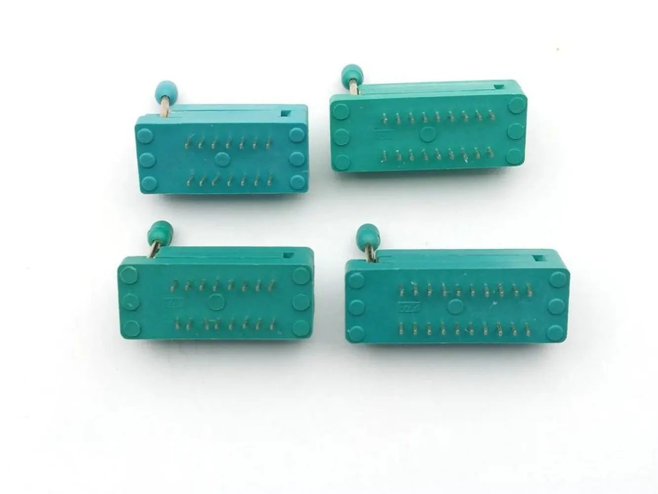 2pcs 14PIN 16PIN 18pin 20PIN ZIF socket for DIL ICs Textool Zero Insertion wide DIP test