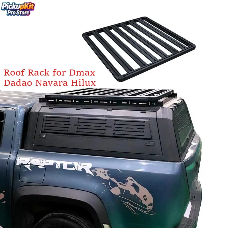 

Pickup Aluminum Flat Roof Rack Cargo Carrier for Dmax Dadao Navara Hilux