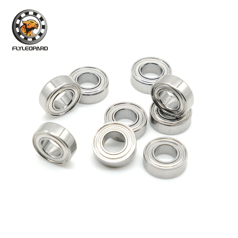 Rolamentos de esferas miniatura de alta precisão, MR126zz rolamento 6x12x4mm, ABEC-9, MR126 Z ZZ, 10pcs