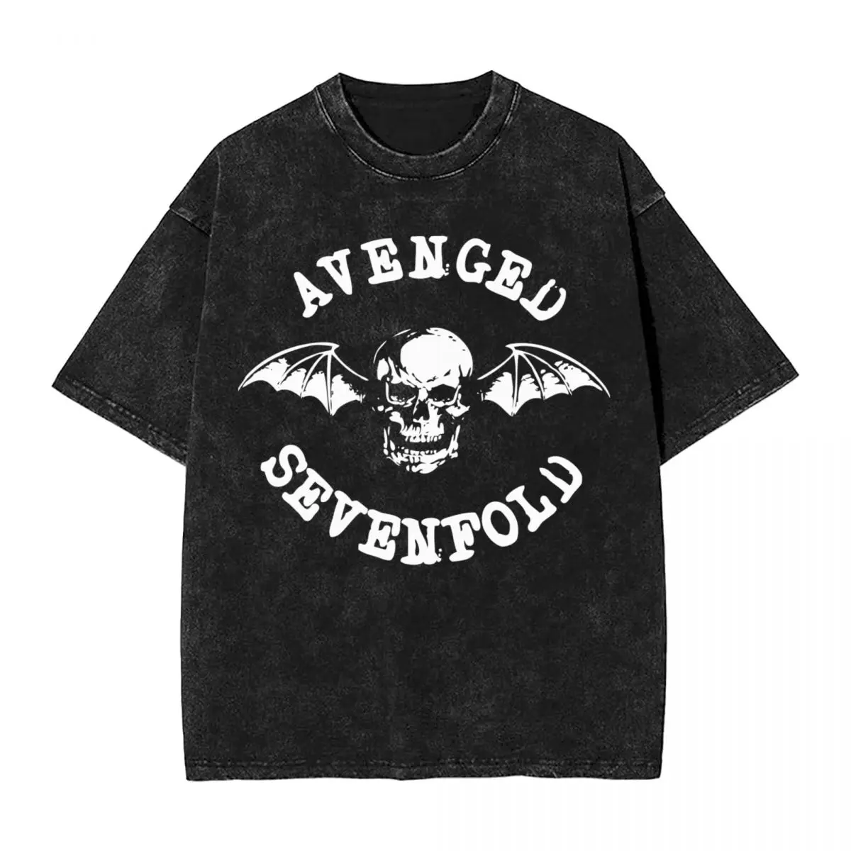 Nova Chegada Roupas Masculinas Camiseta Homme T-Shirts para Homens Ropa Hombre Camiseta Lavada Avenged Sevenfold Hip Hop Novelty
