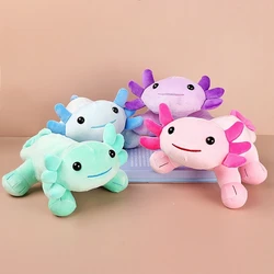 15CM salamandra pluszak imitacja dinozaura Ambystoma wypchana lalka Kawaii Mexicanum Axolotl uroczy prezent dla dzieci