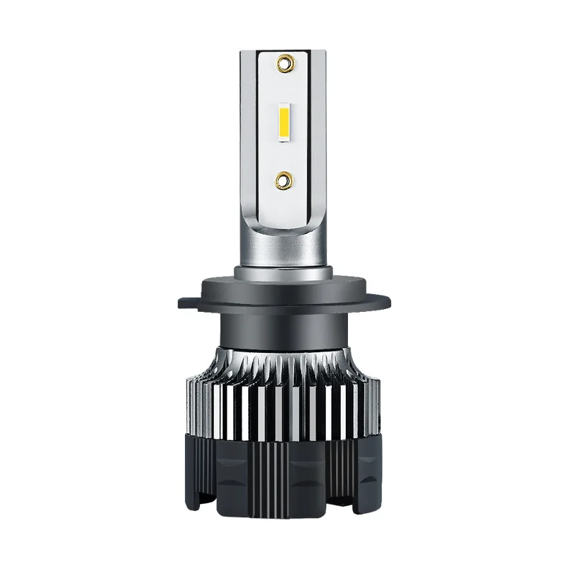 

F5 2pcs Infitary Mini H1 H7 LED Car Headlight Bulb 12000LM 6500K H4 Running Auto Fog Head Lamp 10V-16V