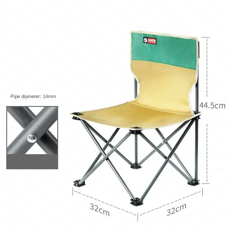 Compact Folding Fishing Stool Small Bench Lightweight Portable Outdoor Chair Multi-function Mini Mazar Tube Sketch Chair