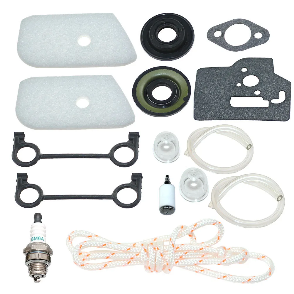 

Air Filter Kit For Husqvarna 124 125 128 Jonsered BC2126 CC2126 BC2128 CC2128 GC2126 GT2126 GC2128 McCulloch B28B/P RedMax BC280