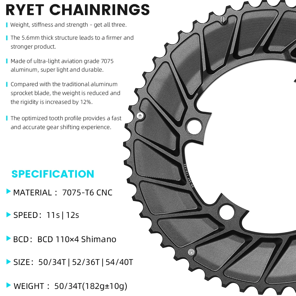 2025 LEXON Full Carbon Road Cranksets Bicycle Cranks 362g 24mm Titanium Spindle 162.5/165/167.5/170/172.5/175MM Cycling Parts