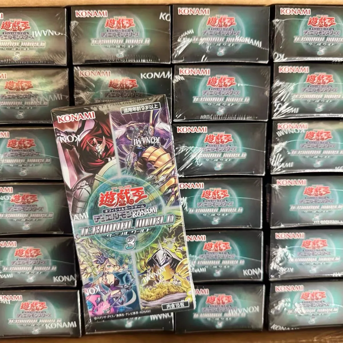 

Yu-Gi-Oh! Konami Official Card Game OCG Terminal World 3 Sealed Booster Box 15 Packs Japanese