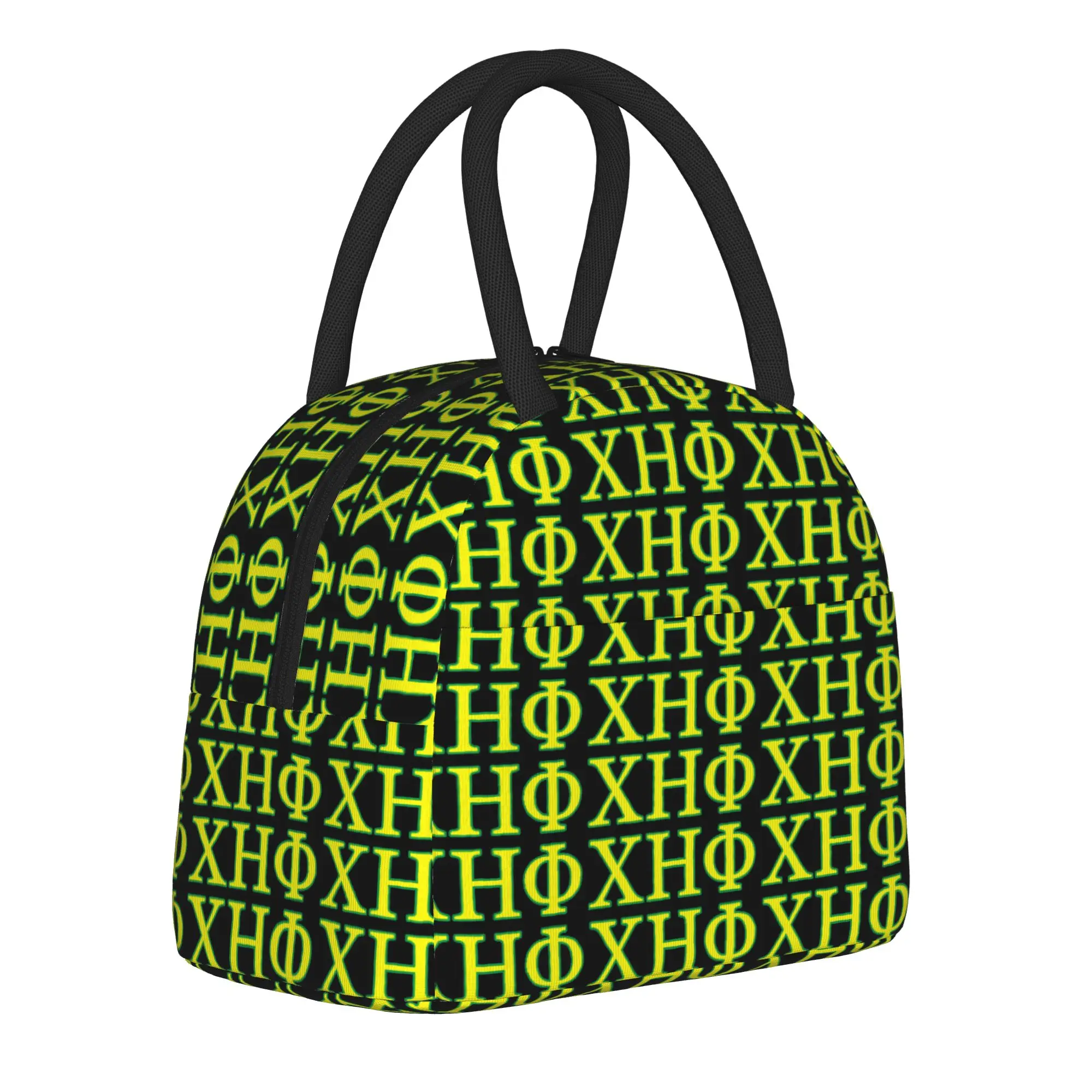 CHI ETA PHI Sorority Nurse 1932 Lunch Bag  Portable Zipper Lunch Box Girls School Cooler Bag Aesthetic Oxford Tote Food Bags