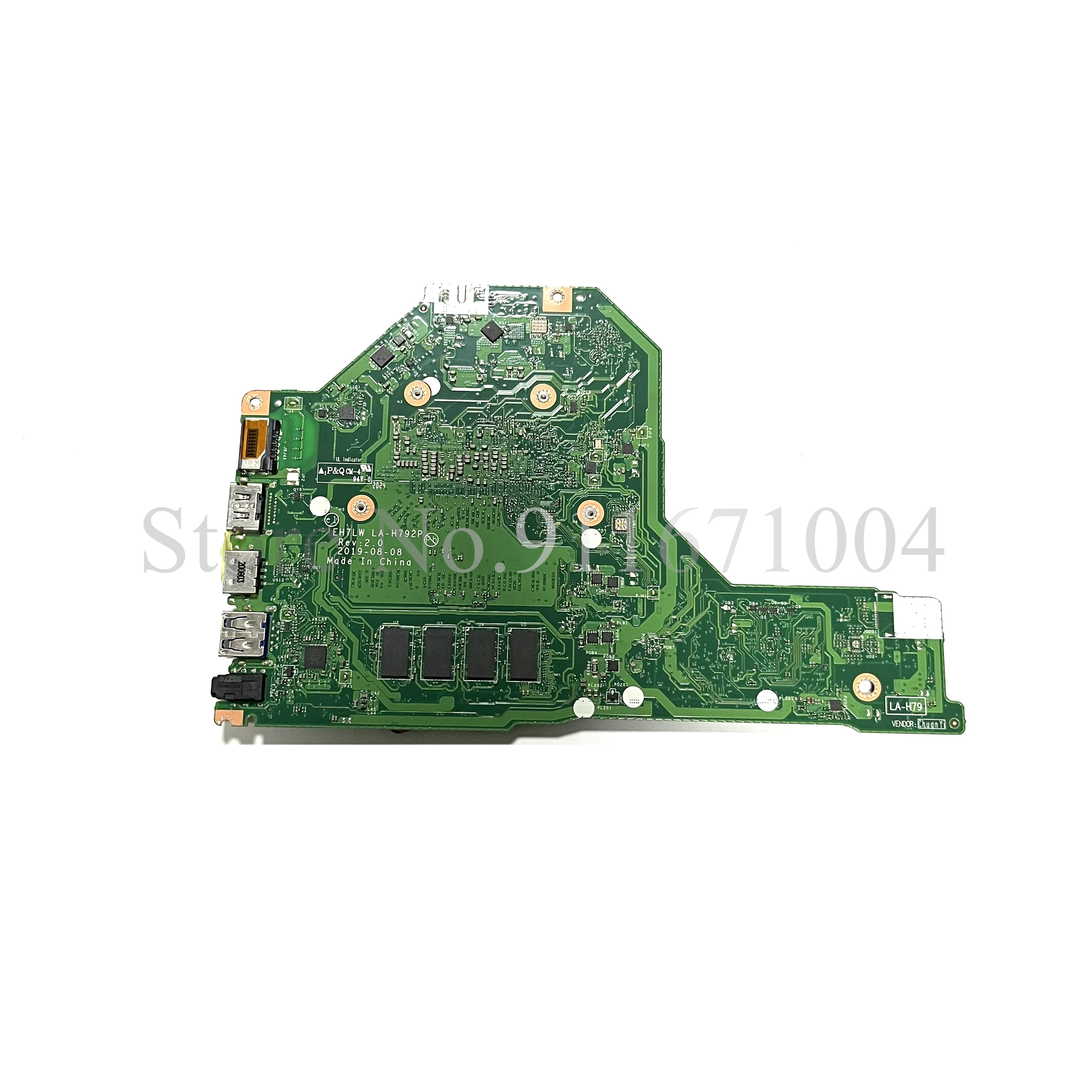 Imagem -02 - Placa-mãe do Portátil para Acer Aspire Nb.hef11.003 Nb.hef11.002 A31554 Eh7lw La-h792p I38145u I59265u Cpu 4gb de Ram Ddr4