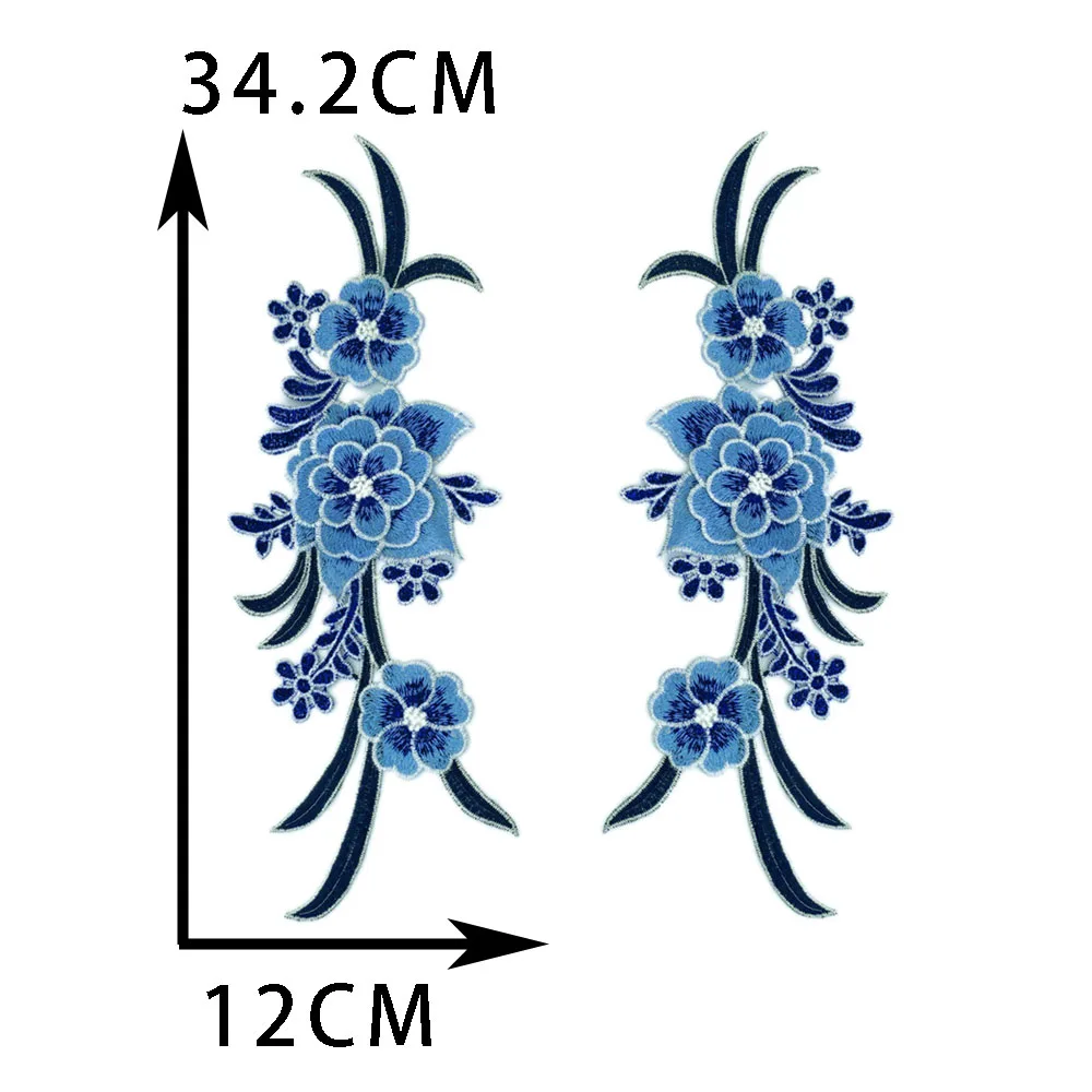 Polyester embroidery with the Same model sewing lace DIY fabric color embroidery decoration clothing accessories lace