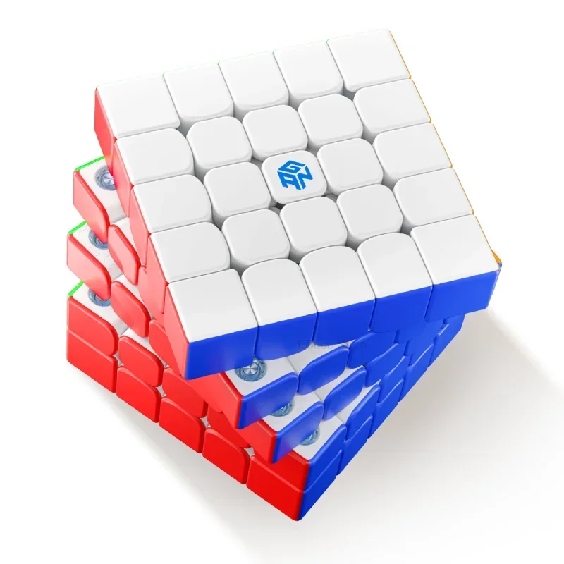 [Picube] GAN562M 5x5x5 Speed Magic Cube Core Magnetic Stickerless Cube UV Coated Puzzle Frosted Cubo Gifts for Speedcuber