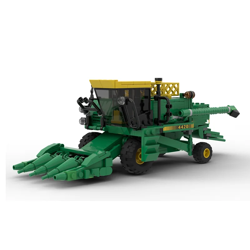مدينة نماذج من الشاحنات Moc قوالب بناء وحدات مزرعة حصادة نموذج التكنولوجيا كتل عيد الميلاد لتقوم بها بنفسك لعبة البناء هدايا العيد