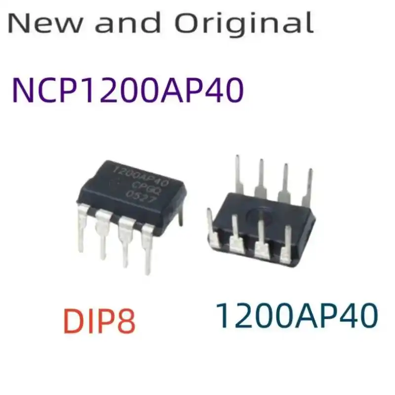 

New and Original NCP1200AP40 1200AP40 PWM Current-Mode Controller for Universal Off-Line Supplies Featuring Low Standby Power