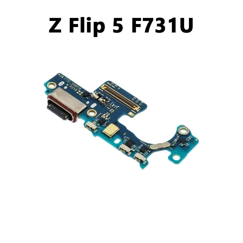 New Mainboard Connector LCD + Back Cover Sticker Charging Flex Cable For Samsung Z Flip5 F731 USB Main Display Spin Axis Cable view 4