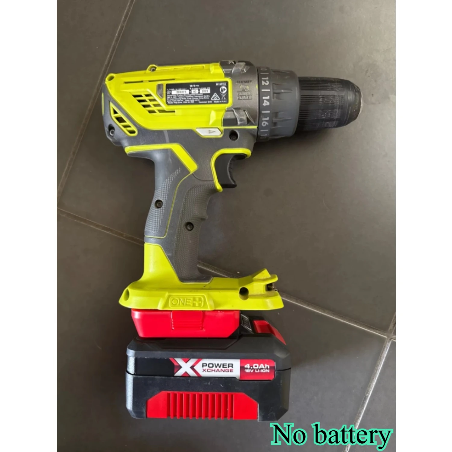 Battery Converter Suitable for OZITO 18-20V Lithium Battery Conversion RYOBI 18-20V Lithium Battery Drill Power Tool Accessories