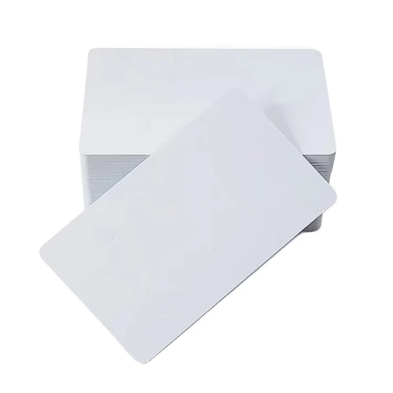 100pcs a lot 100pcs 100pcs blank pvc plastic PVC card CR80 for Evolis magicard hiti datacard zebra idp card printers